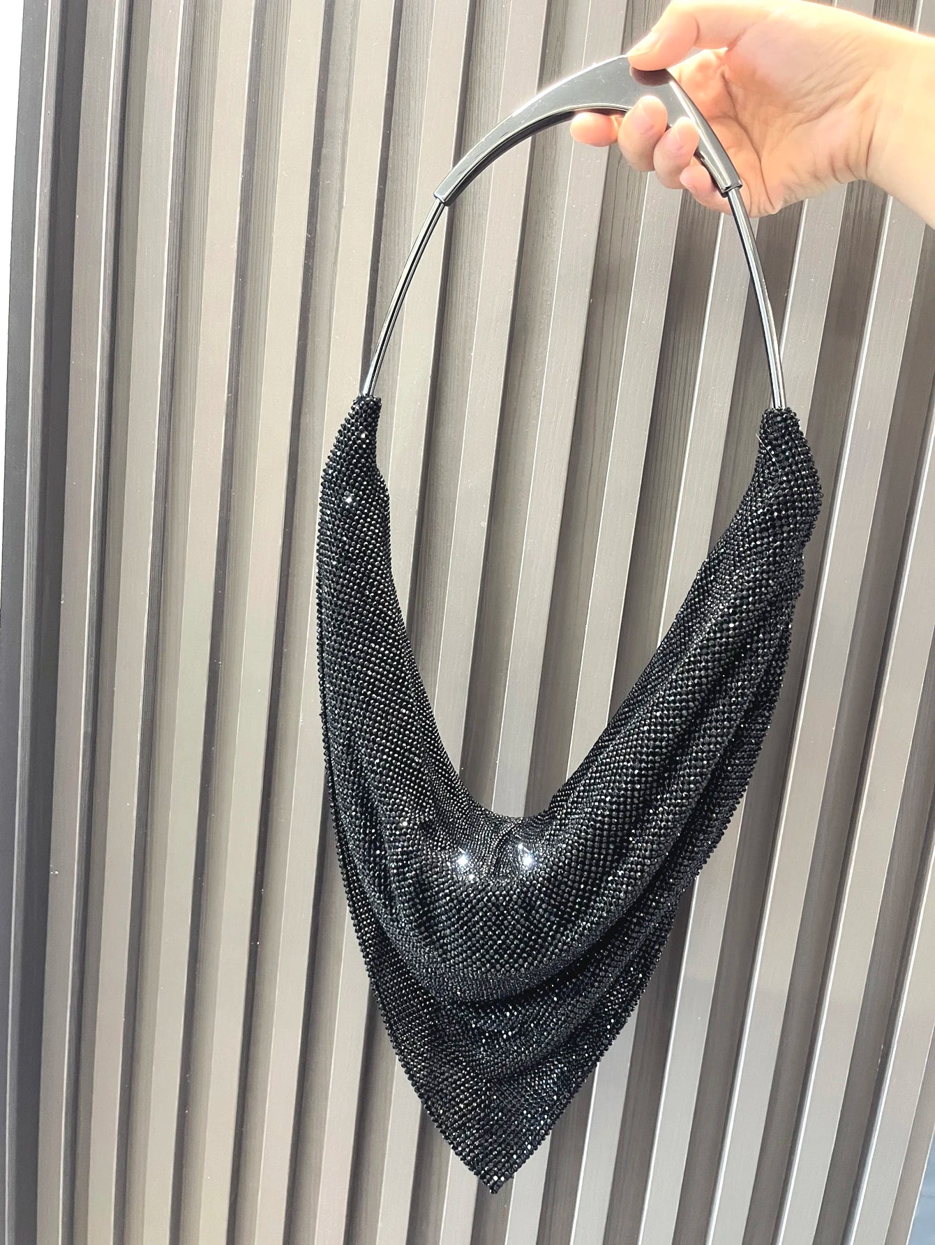 Shining Rhinestones Women's Evening Clutch Bag for Parties Luxury Designer Handmade Purses and handbag