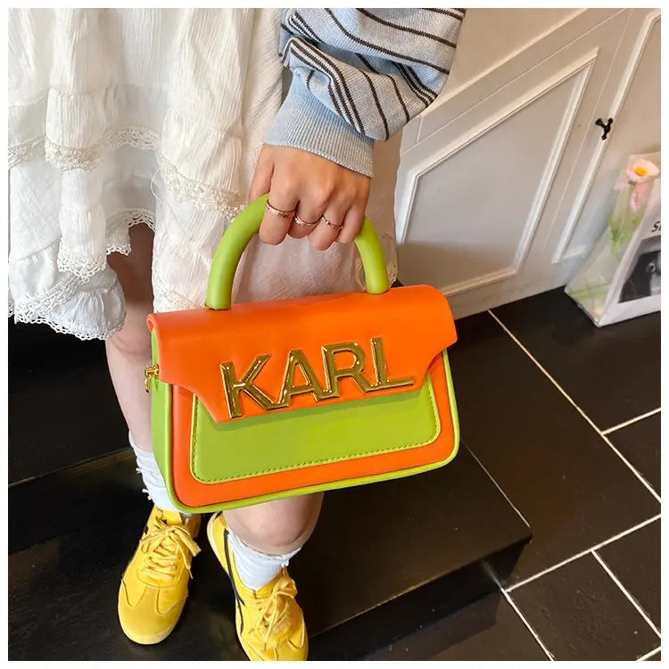 Solid Color Diaper Bag Letter Logo High End Minimalist Trendy Tote Bag For Women Shoulder Bag Large Capacity