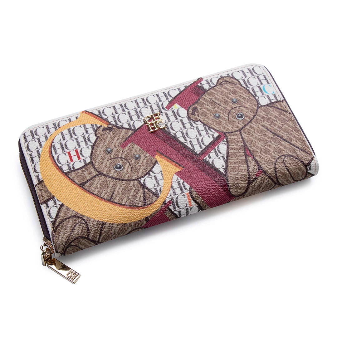 Multiple Pattern Women's Wallet Print Design Fashion Classic Women's Wallet Solid Color Design High Quality Card Holder