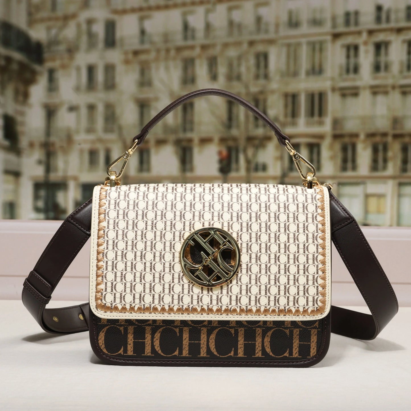 Solid Design Shoulder Bag Dark Letter Embossed Ladies Party Bag Exquisite Luxury Brand Fashion Vintage Design Handbag Classic