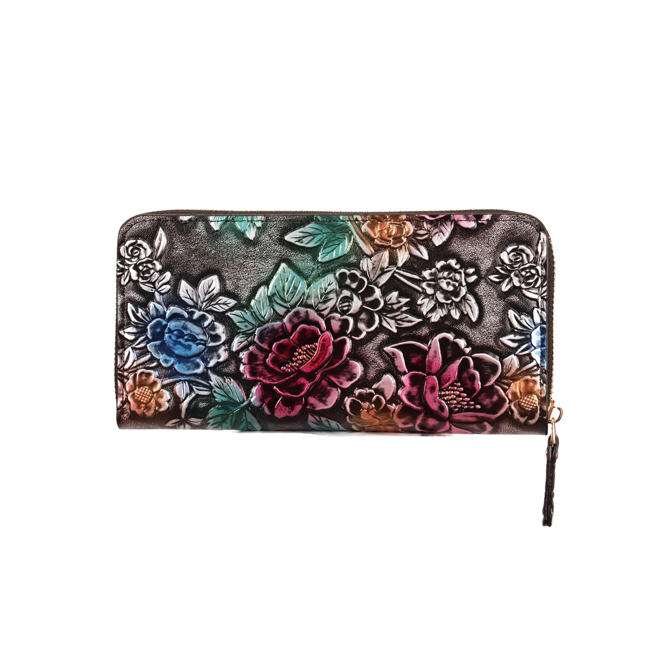 Wallet Women Large Capacity Card Holder Purse Floral Womens Leather Wallets Long Female Coin Purse Evening Clutch Bag
