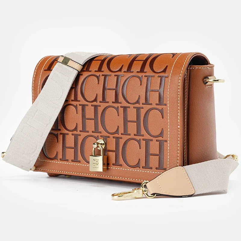 New Crossbody Bag Letter Print High Quality Woman's Brand Trend Vintage Fashion Elegant 2025 Classic Style Ladies Bag