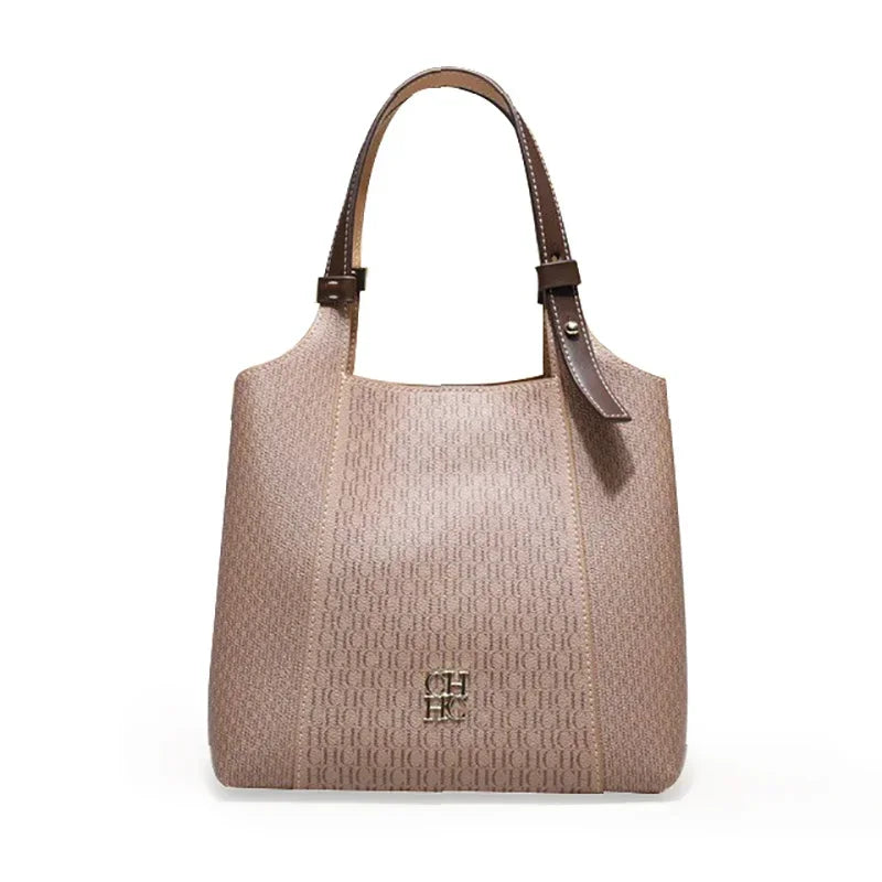 Fashion Letter Printed Design Women's Handbag High-end Light Luxury Vintage Brand Large Capacity New Women's Tote Bag