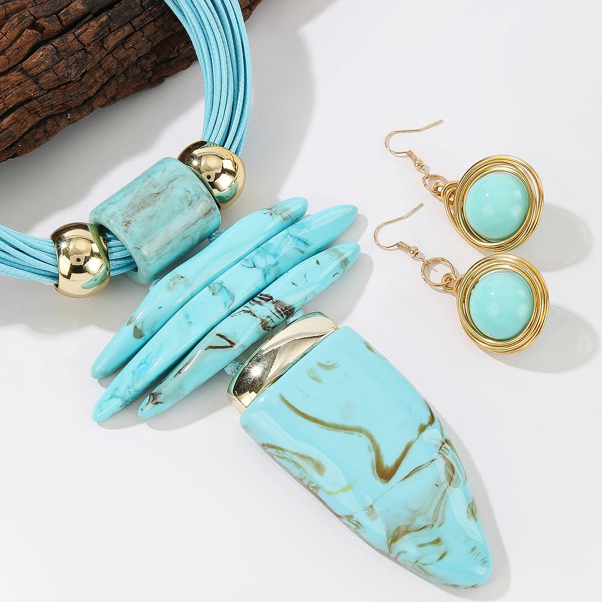 Western Jewelry Set Fashion Irregular Imitation