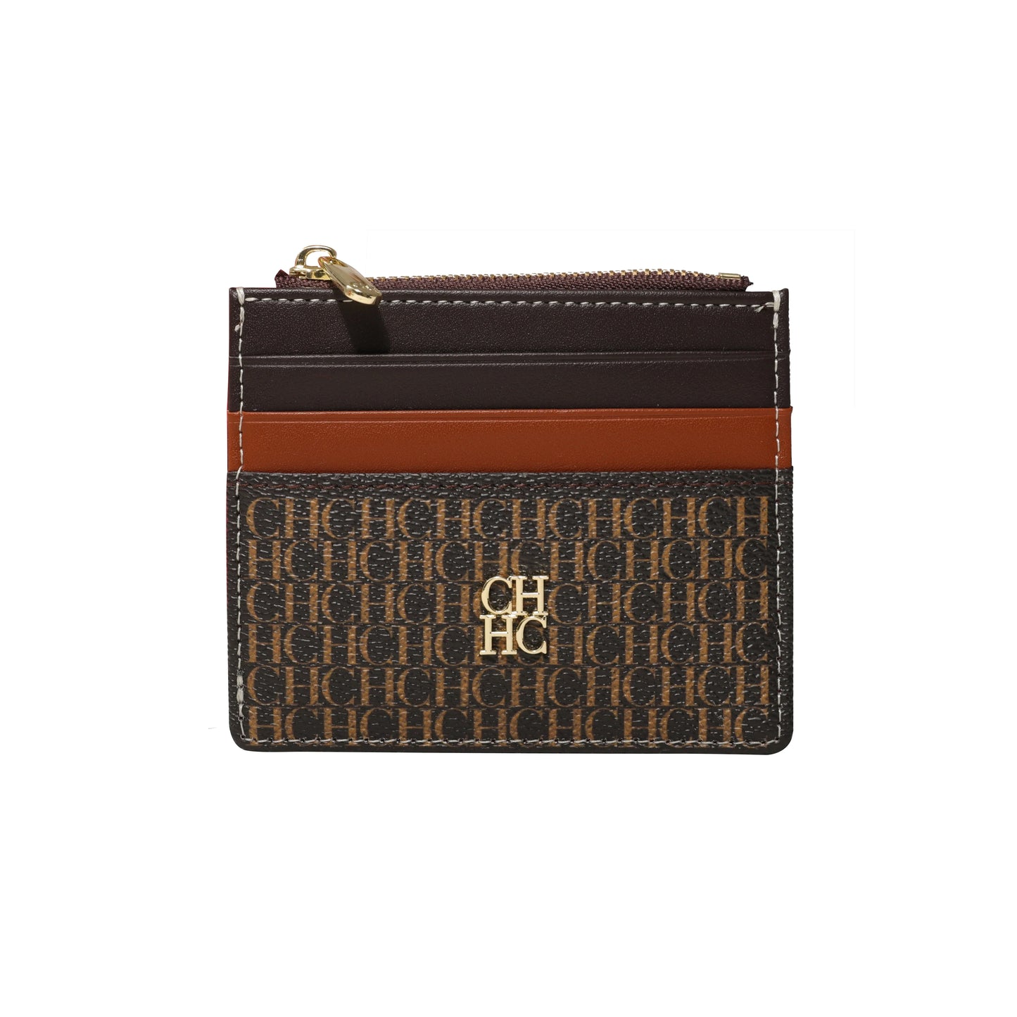 CH Women's Bag Wallet Exquisite Compact Convenient Decoration Durable Elegant Brand Design Sense Letter Decoration Zipper