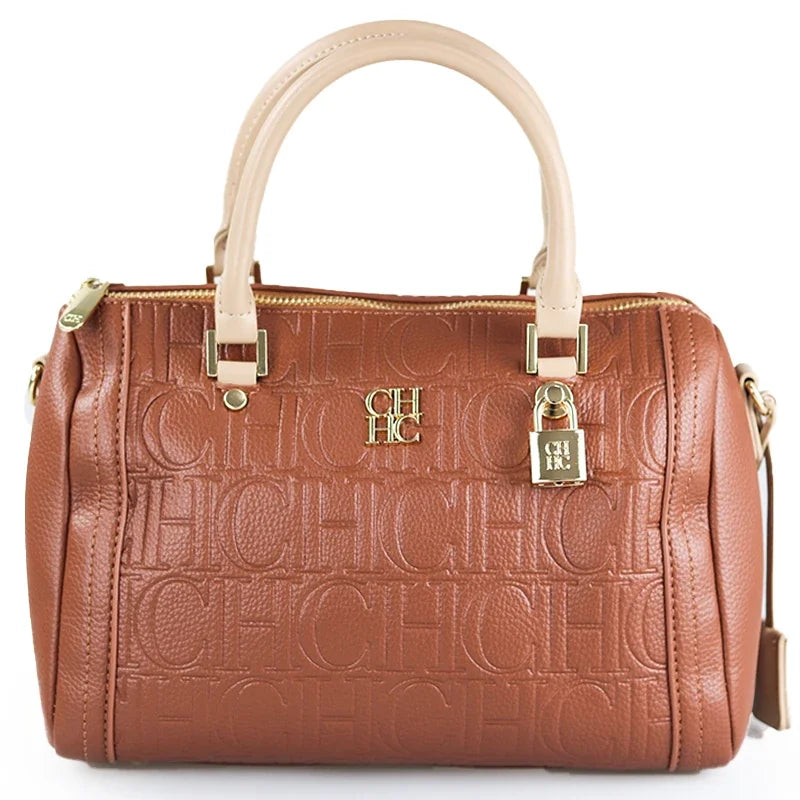 CH Women Handbag Shoulder Bag Embossed Logo Pattern Fashionable Ladies Casual 2026 New Trendy Popular Crossbody Bag Hot Sale