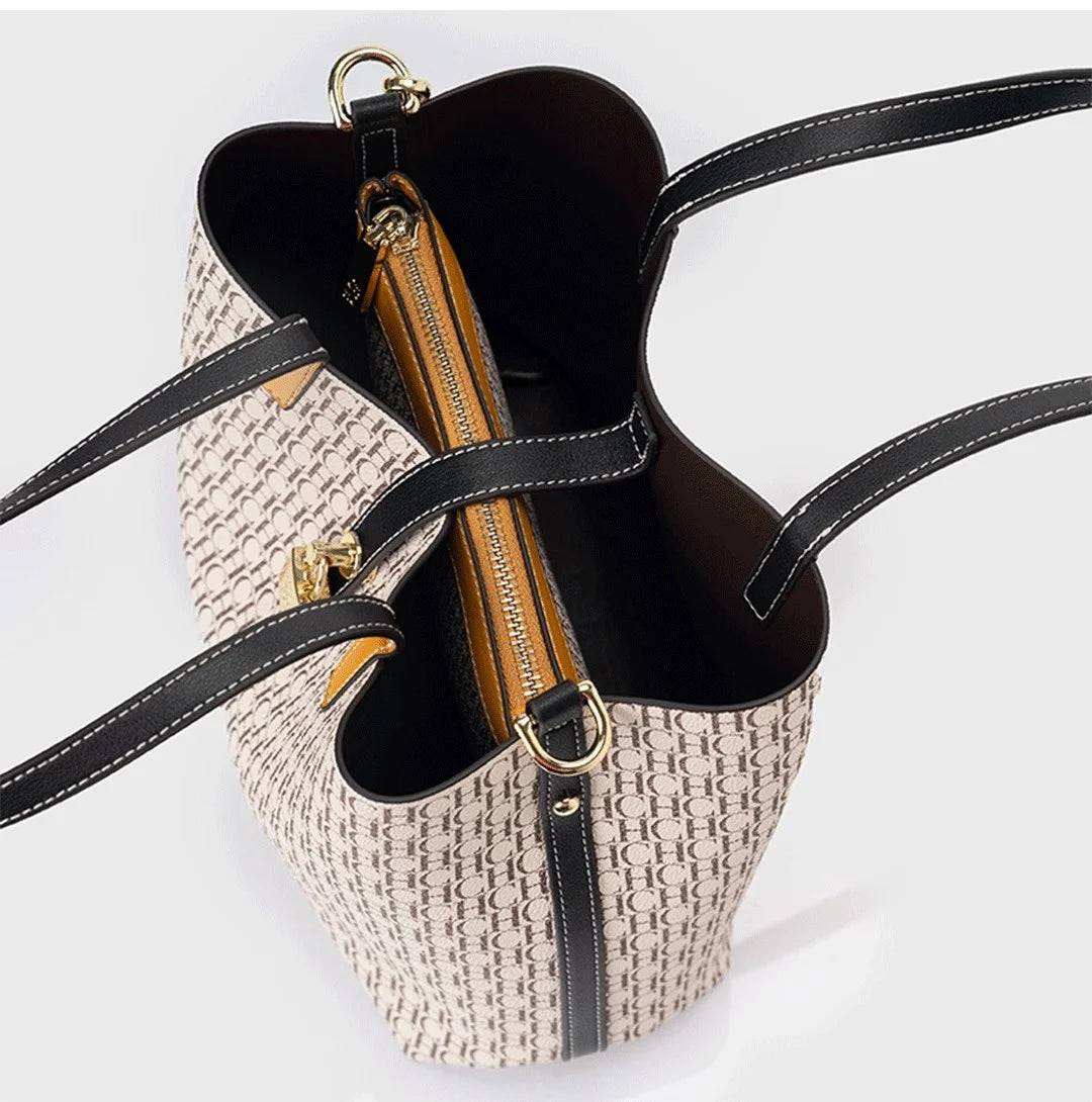 Premium Versatile PU Leather Crossbody Bag Ladies Large Capacity Daily Commuter Tote Bag Letter Print Design Ladies Fashion
