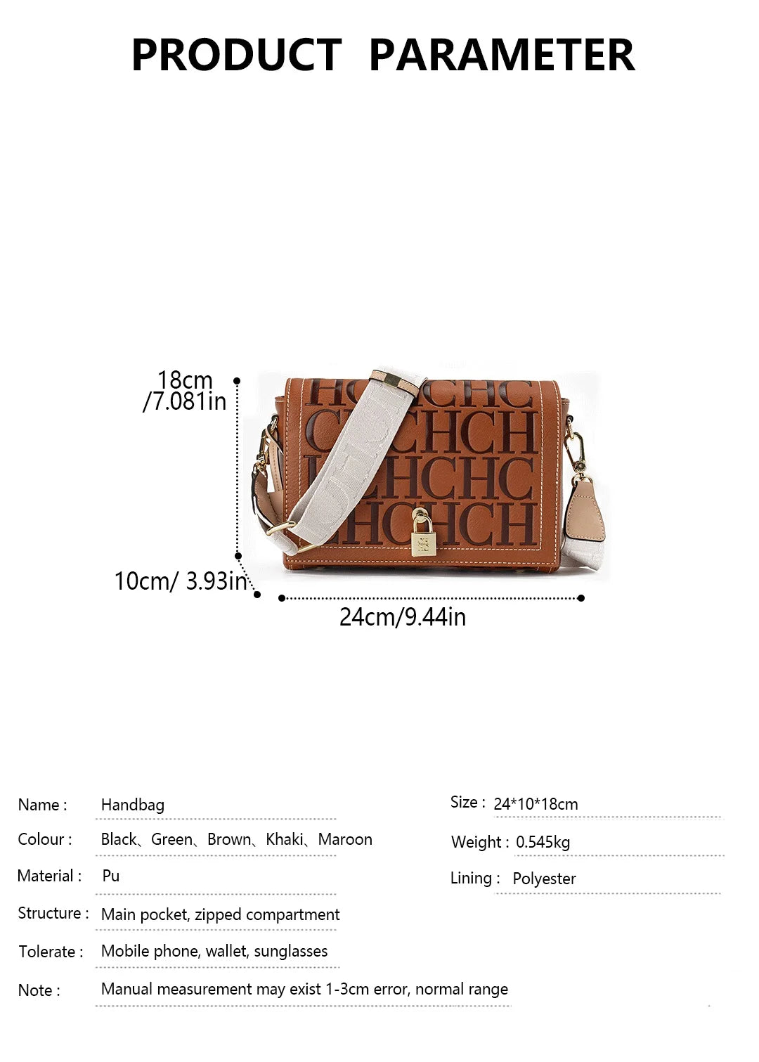 New Crossbody Bag Letter Print High Quality Woman's Brand Trend Vintage Fashion Elegant 2025 Classic Style Ladies Bag