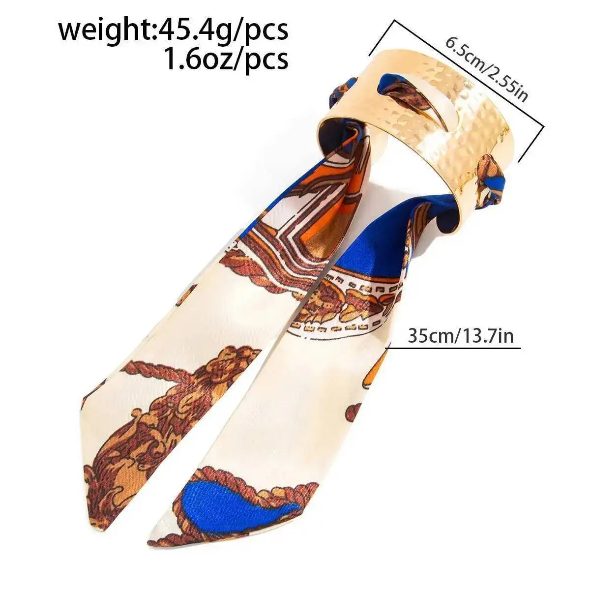 Salircon Creative Colorful Ethnic Style Wristband Metal Bracelet Women Classic Pleated Scarf Wrapped Open Bangles Jewelry 2026