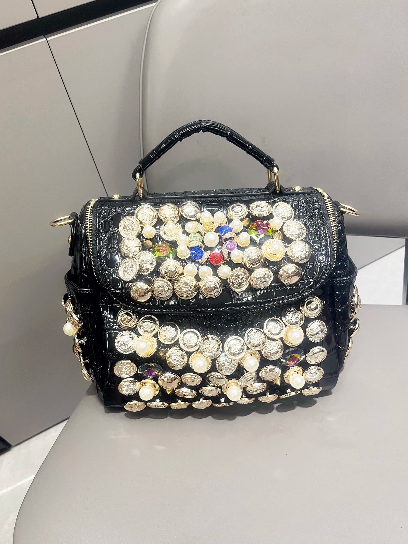 Handbag for women purses and handbag luxury Designer Handmade Women's bag Casual black bucket Female Messenger shoulder Bag new