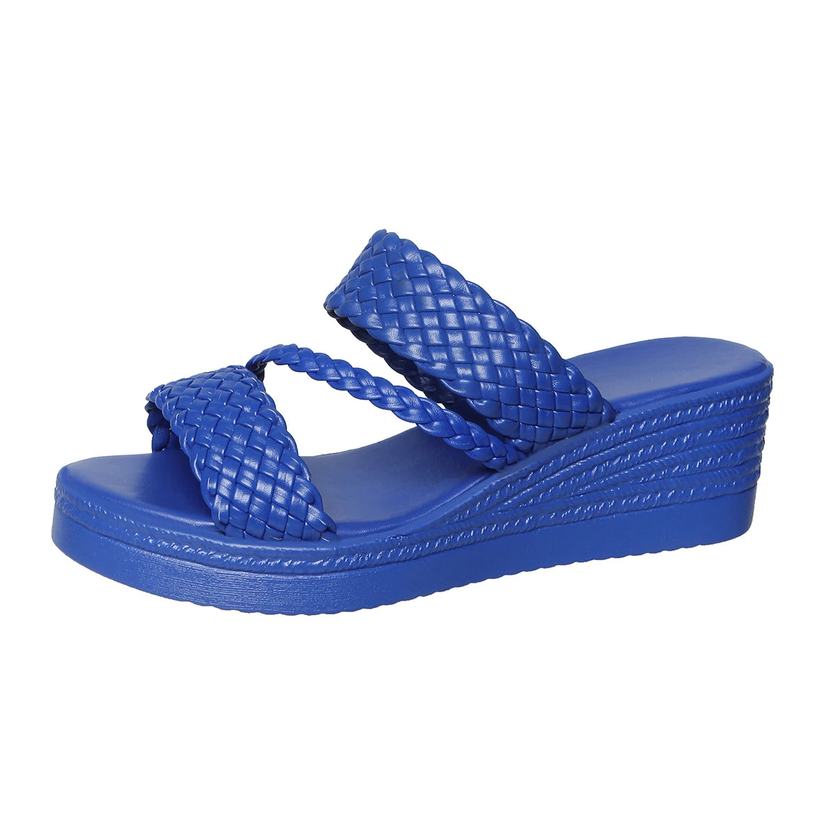 Women Wedges Sandals 2026 New Summer Women Slip on High-heeled Fashion Woman Shoes Comfortable Flower Outdoor Platform Sandals