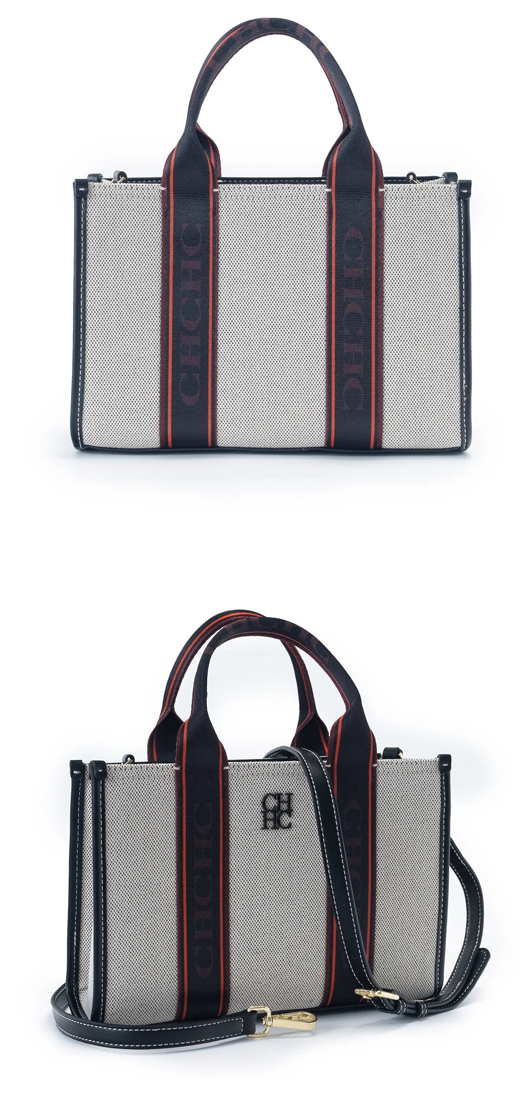 CH Brand Women's Handbag High Quality PU Material Fashion Boutique Brand Logo Women's Commuter Shoulder Bag