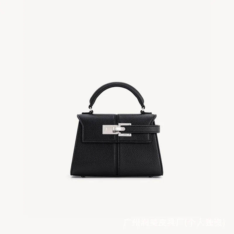 JW PEI Trapezoidal Bag, New Style, Genuine Leather, Women's Bag, High-End, Versatile, Crossbody Bag, Fashionable, Niche Style