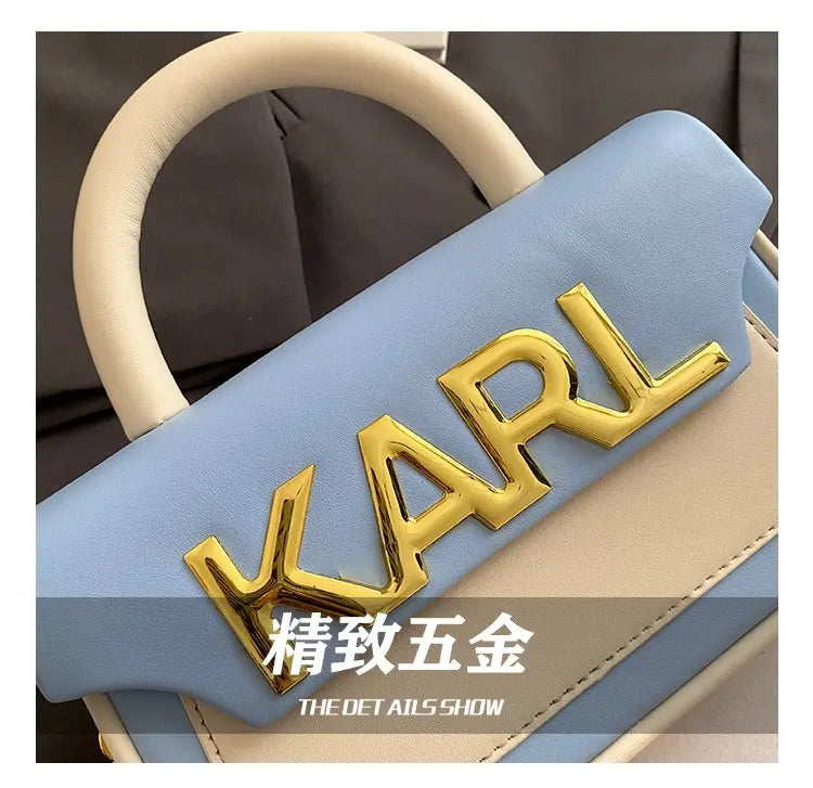 Solid Color Diaper Bag Letter Logo High End Minimalist Trendy Tote Bag For Women Shoulder Bag Large Capacity