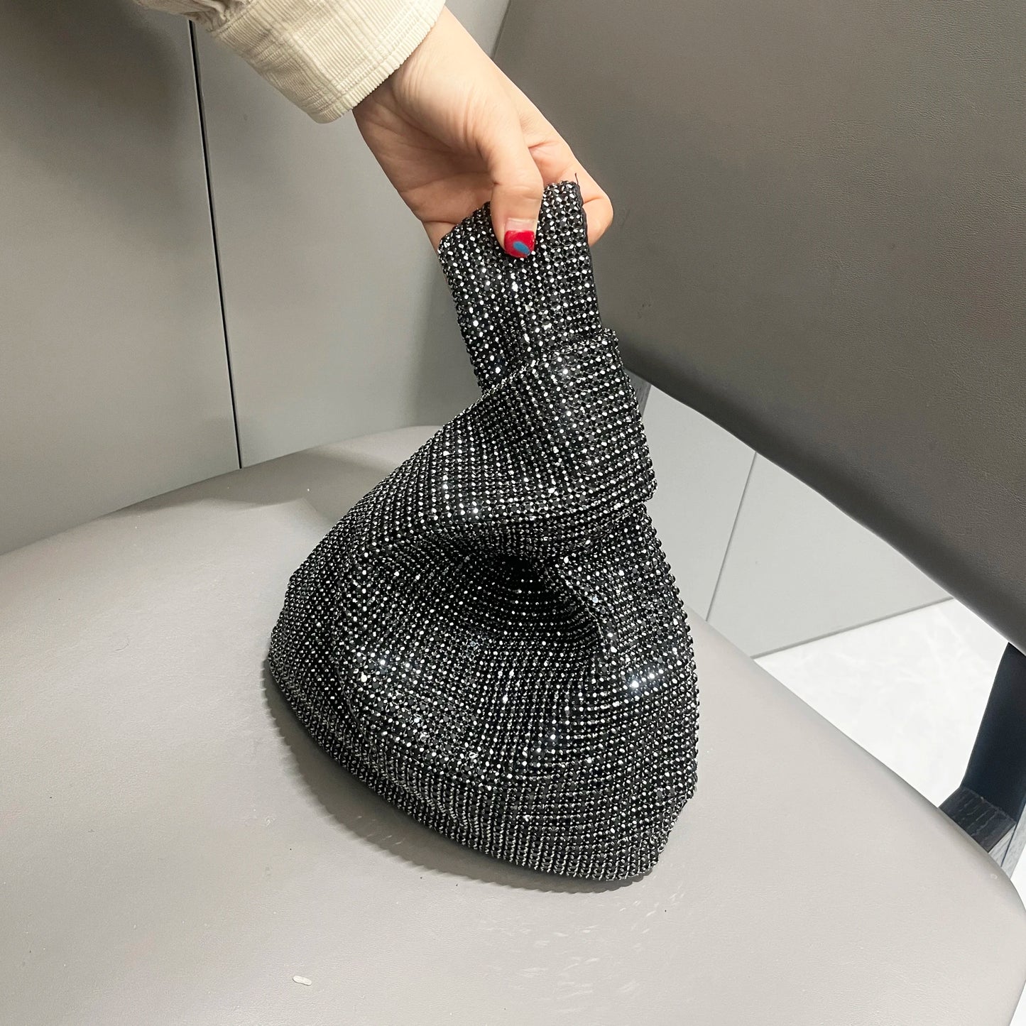 Luxury Designer Rhinestones Clutch Purse Bag for women handle bag Shoulder Bag Purse Shiny Crystal Purses and Handbag eveing bag