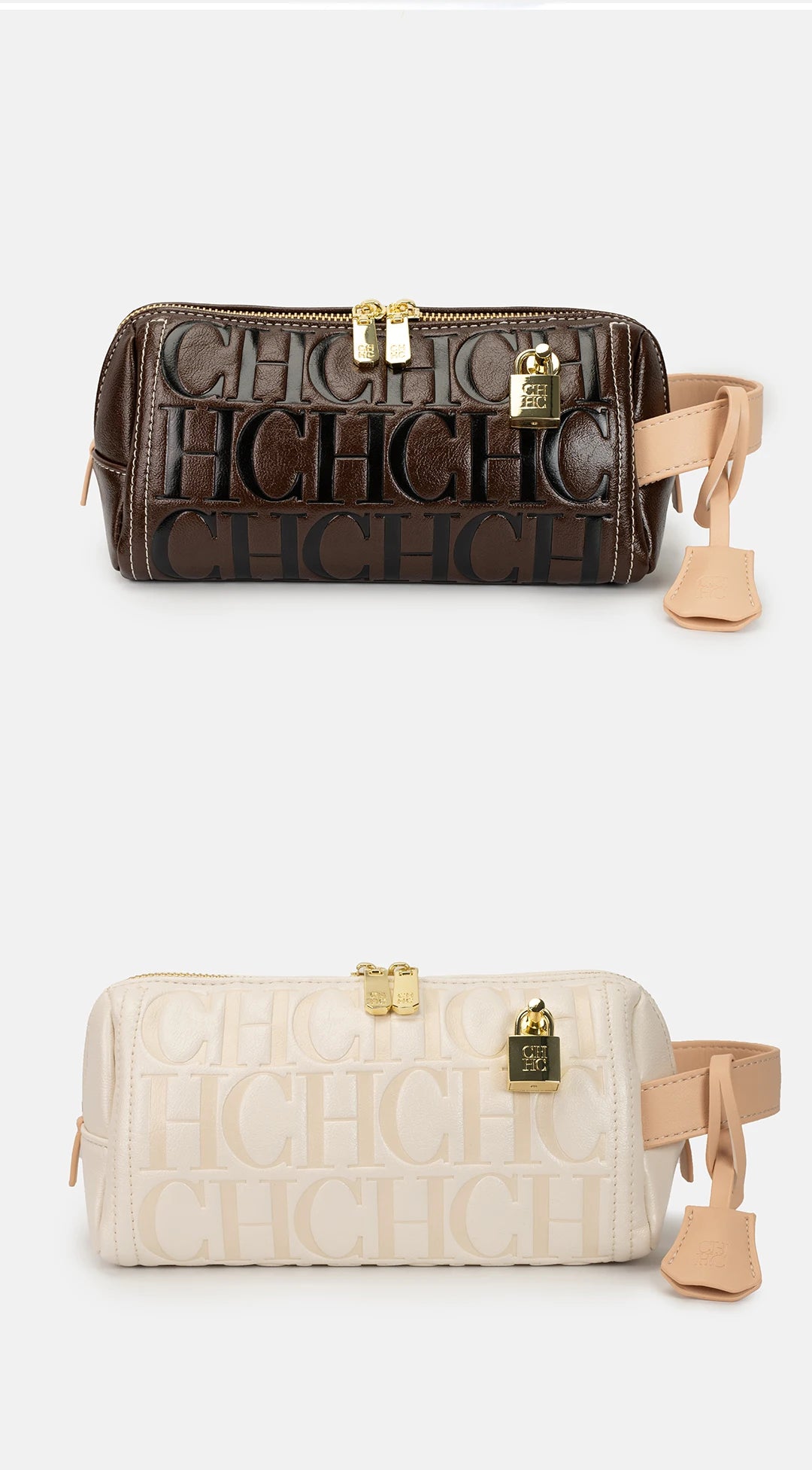 CH 2026 New Letter Embossed Cylinder Bag Fashion Cylinder Crossbody Bag Casual Shoulder Underarm Bag Multi color Optional