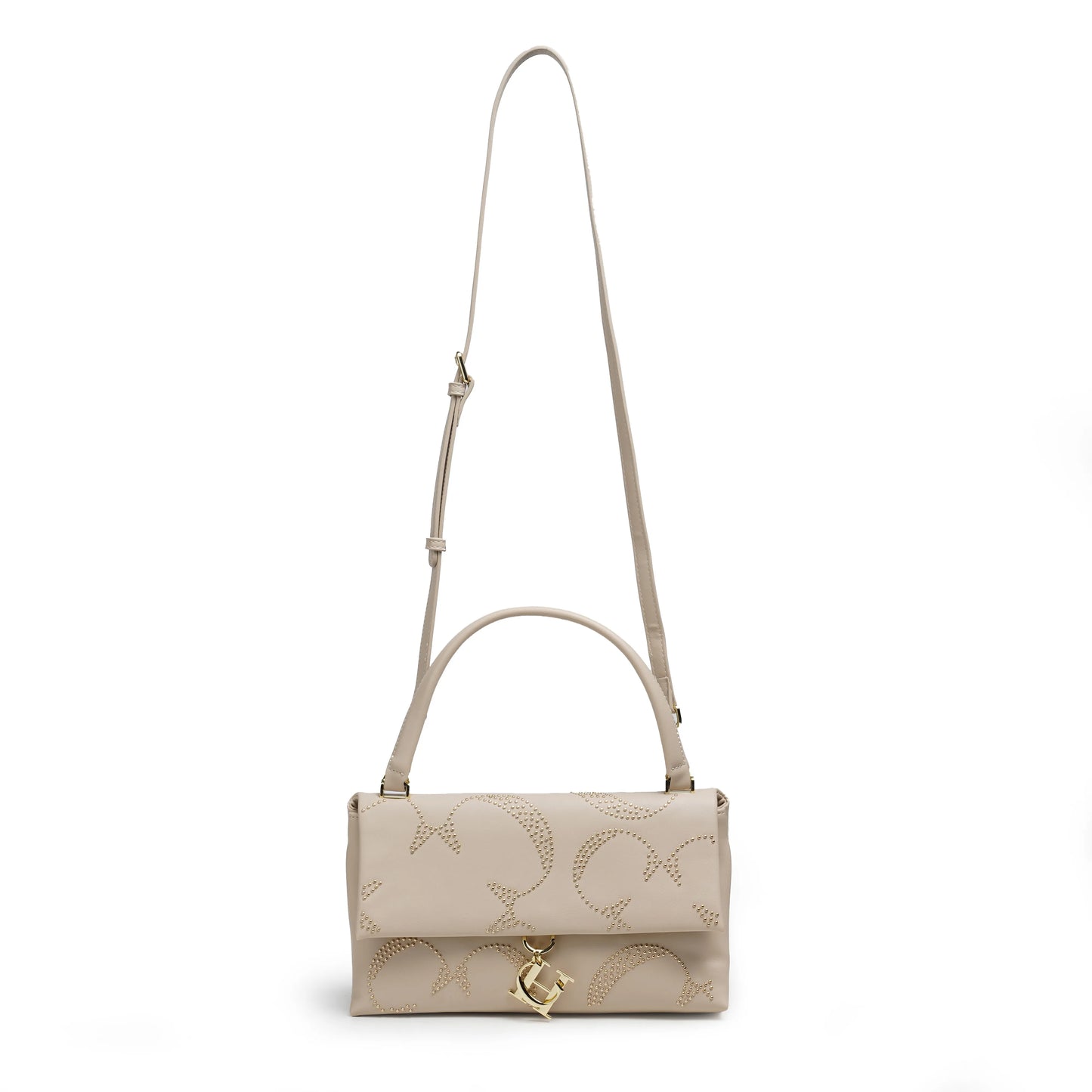 CH Gold Women's Chain Crossbody Bag Women's Bags Metallic Rivet Decoration Luxury Women's Bags Luxury Brand Fashion Designer