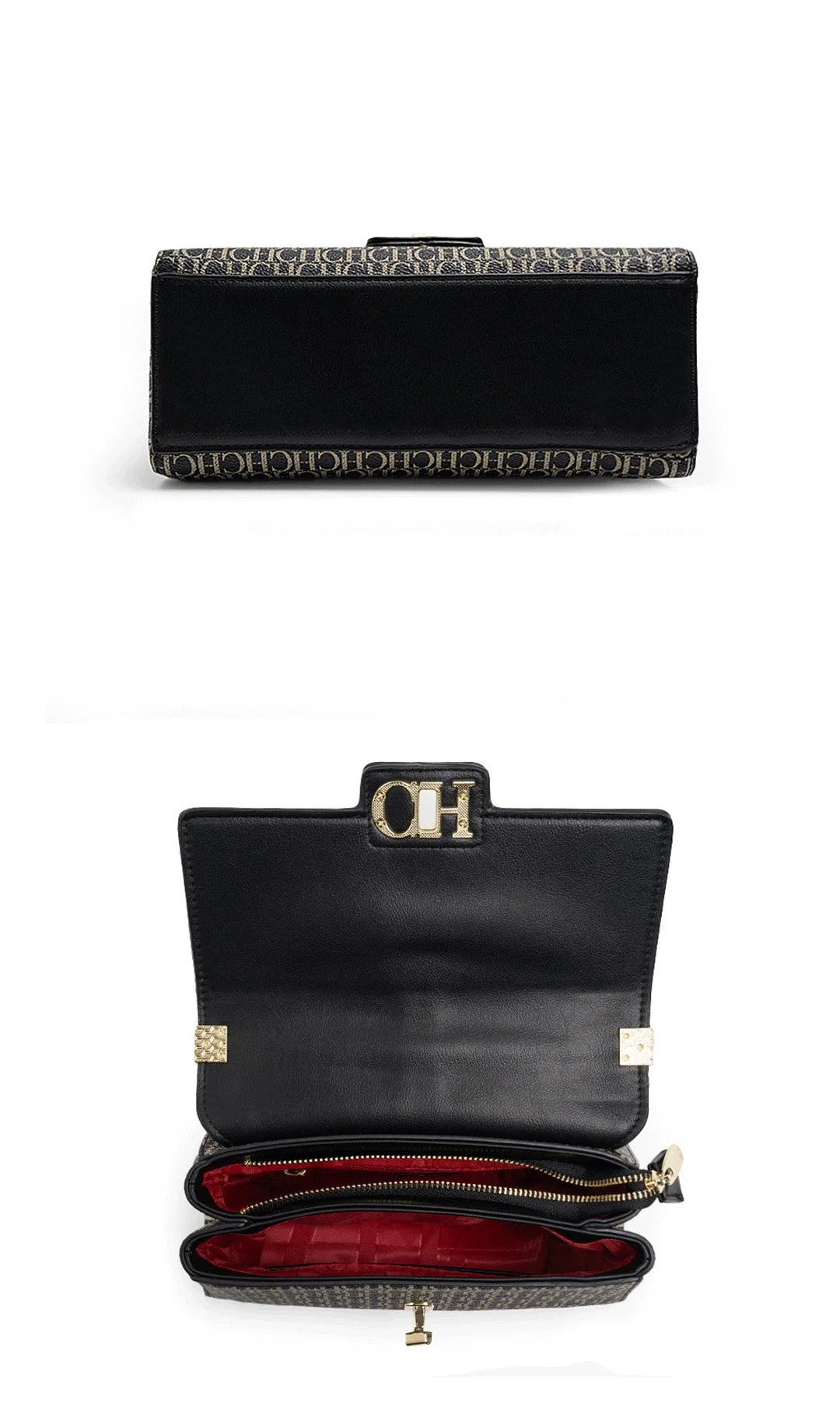 Fashion Color-Block Solid Color Design Women's Handbag Commuter Flap Light Luxury Brand Versatile 2025 New Women's Chain Bag