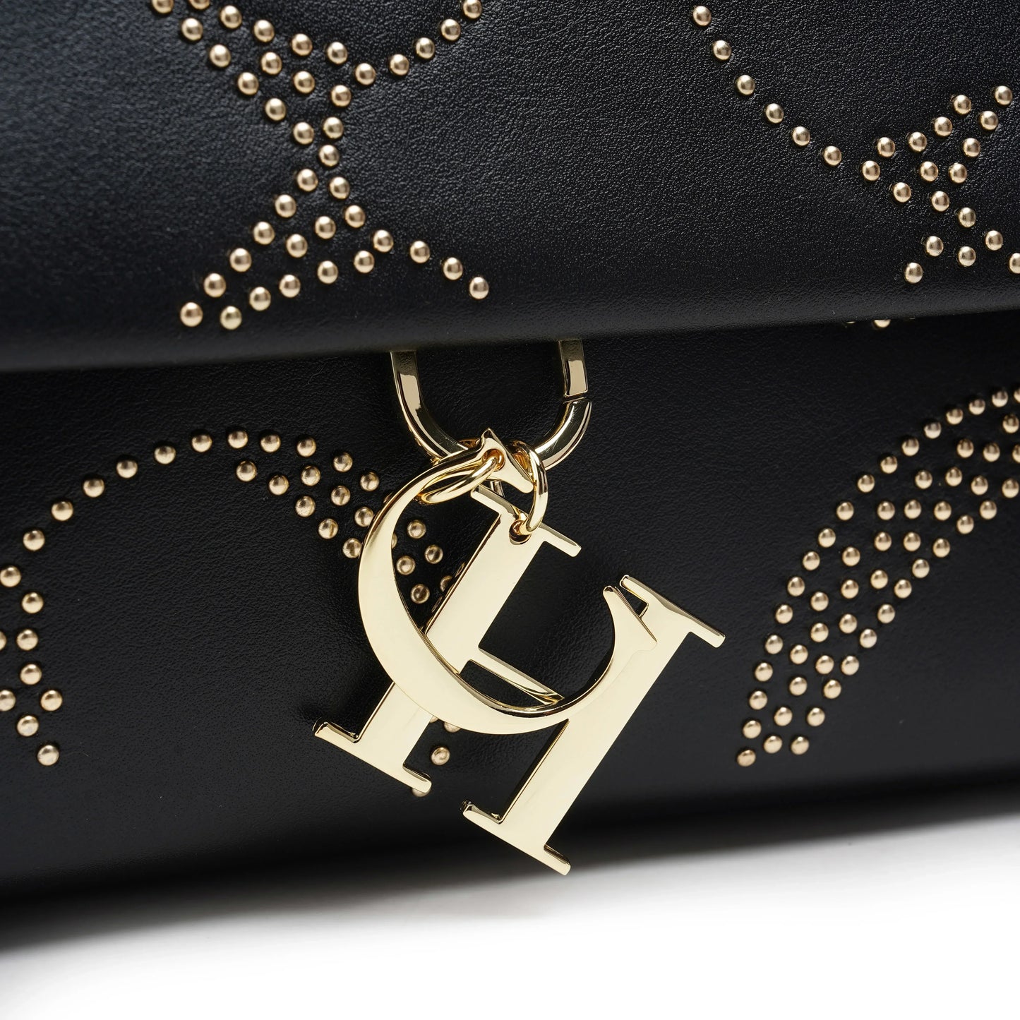 CH Gold Women's Chain Crossbody Bag Women's Bags Metallic Rivet Decoration Luxury Women's Bags Luxury Brand Fashion Designer