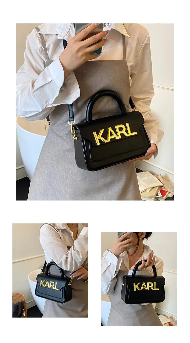 Solid Color Diaper Bag Letter Logo High End Minimalist Trendy Tote Bag For Women Shoulder Bag Large Capacity