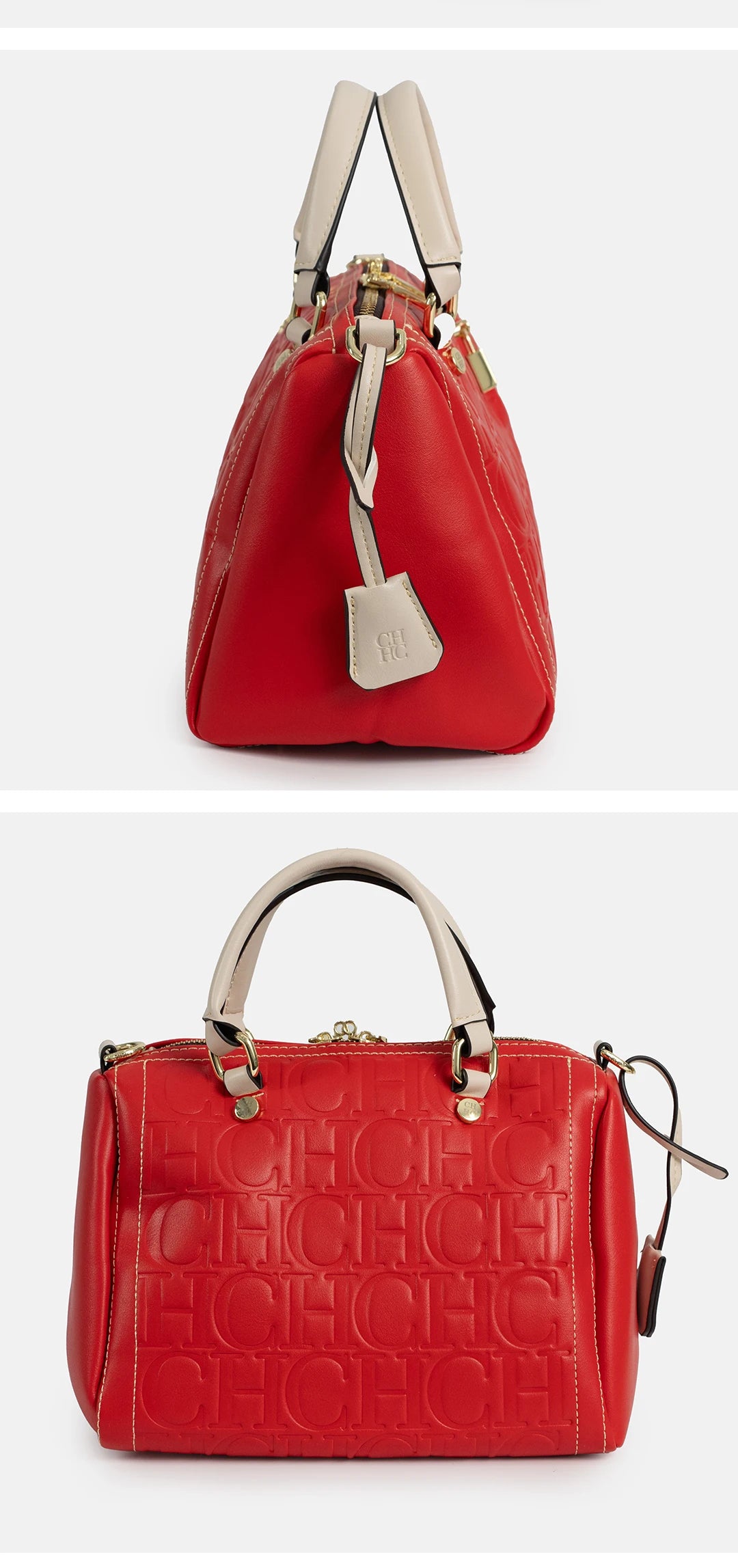 CH New Exquisite Handbag Spring and Summer High-quality Letter Print Multi-Scene Available 2026 Boston Crossbody Bag