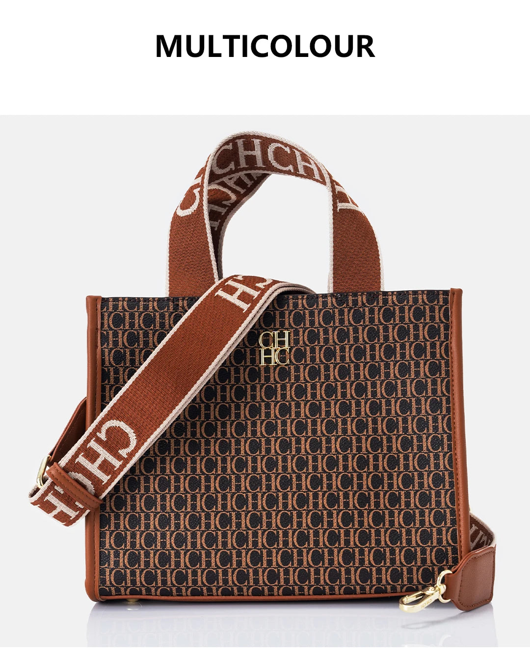 CH Fashion High Quality Women's Bags Metal Logo Casual Large Capacity Light Luxury Brand Designer 2025 New Women's Handbag