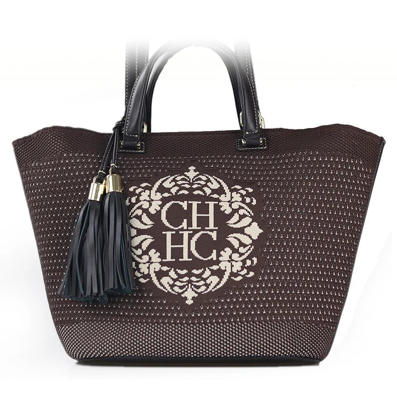 Large Shoulder Bag 43x26.5x15.7cm, Lightweight Foldable PU Tote Bag, Spacious Work Travel Purse, Multipurpose Carryall