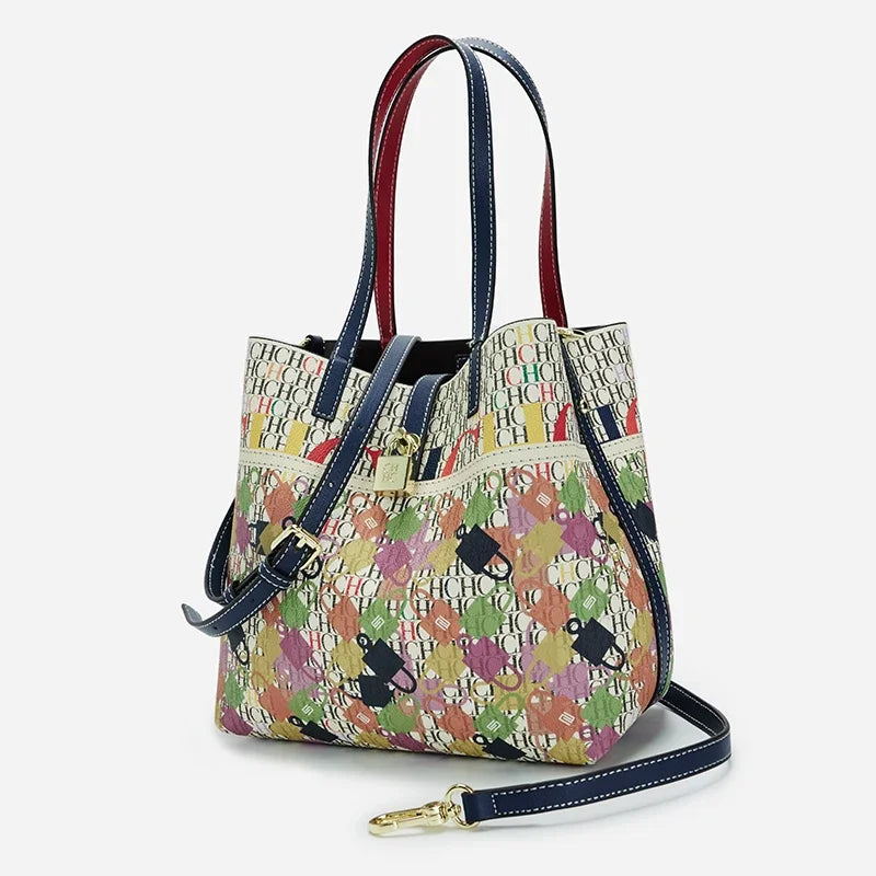 Brand Classic Pattern Letter Design Shoulder Bag Can Be Crossbody High Quality Elegant Fashion New Women's Bag Large Capacity