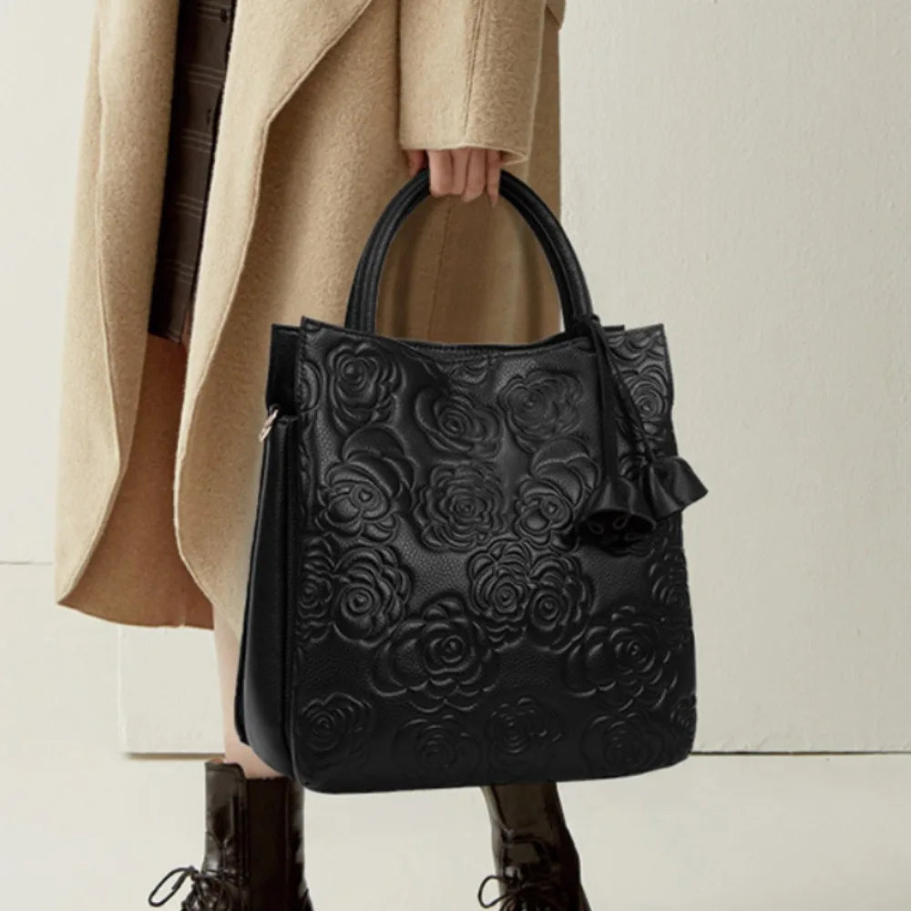 Camellia Large Capacity Tote Bag