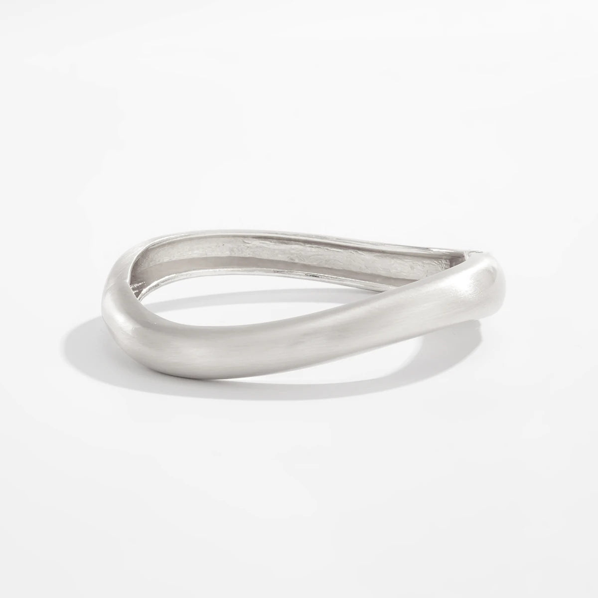 Salircon Punk Geometric Chunky Heavy Frosted Metal Bracelets Woman Jewelry Hip Hop Simple Open Cuff Spring Bangles Mujer Jewelry