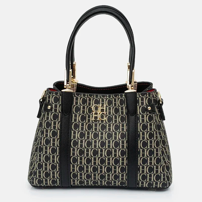 CH Large Capacity Women's Tote Bag Multifunctional 2026 New High Quality Hardware Brand Logo Vintage Fashion Women's Tote Bag