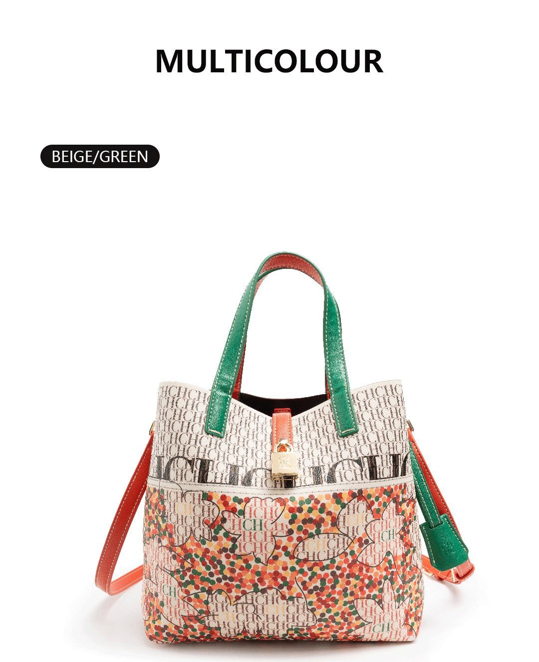 Women's Shoulder Large Capacity Bag Exquisite Flower Printed Women's Leather Bag Fashion Design New 2025 Women's Handbag Printed
