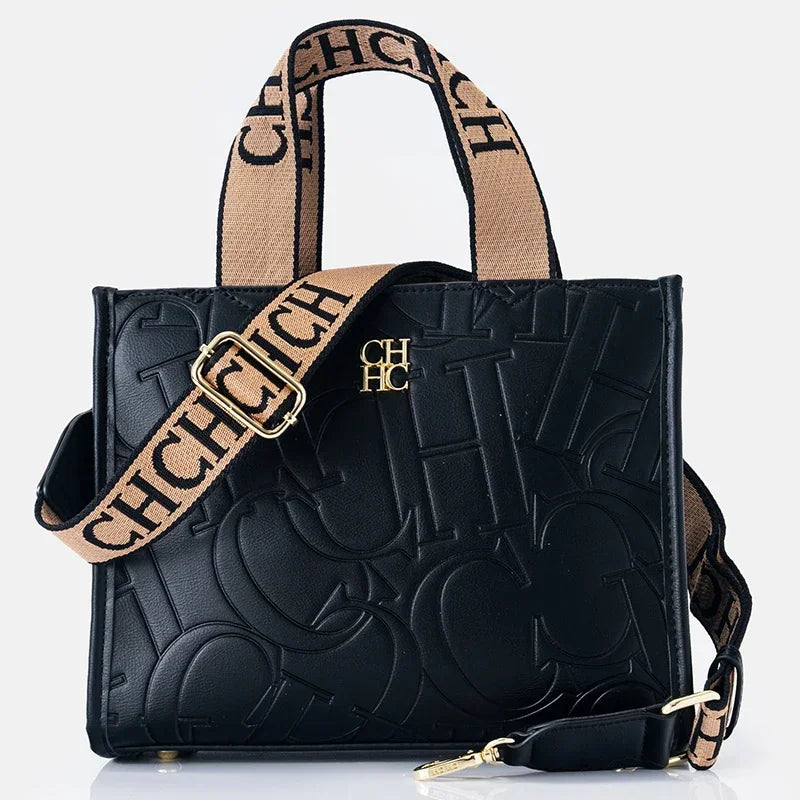 CH Fashion Monogram Print High Quality Metal Logo Casual Light Luxury Brand Designer 2026 New Women's Handbag
