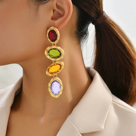 Luxury Design Charm Dangle Earrings For Women