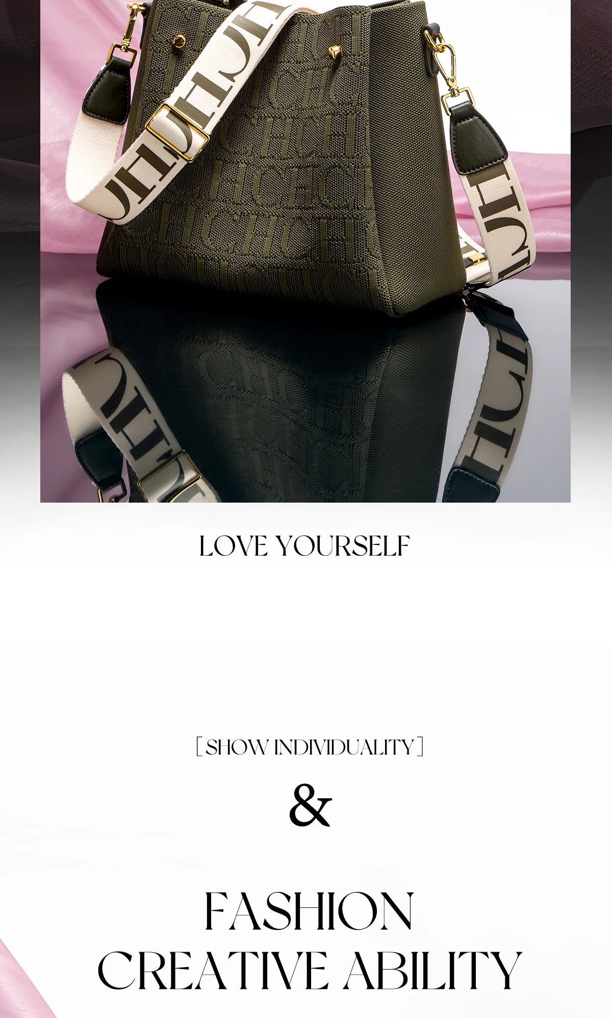 Crossbody Bag Synthetic Leather Purse for Women, Large Capacity 25.5x22.5x13cm Lightweight Bag, 5 Color Options