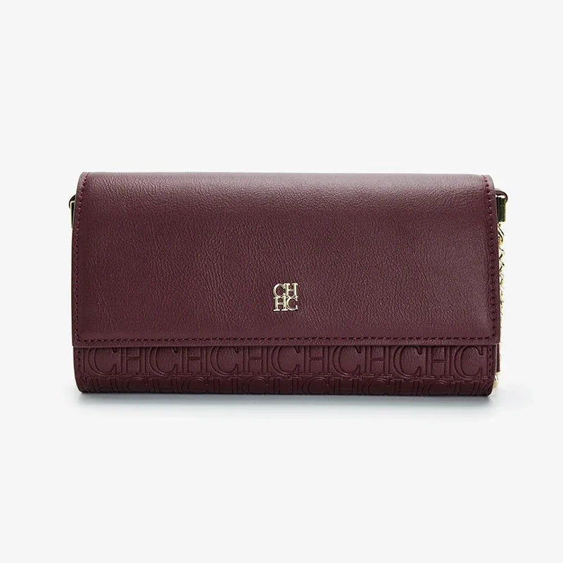 Brand Ladies Shoulder Bag High Quality Fashion Pure Colour Ladies Senior Sense Shoulder Bag Letter Print Design Temperament