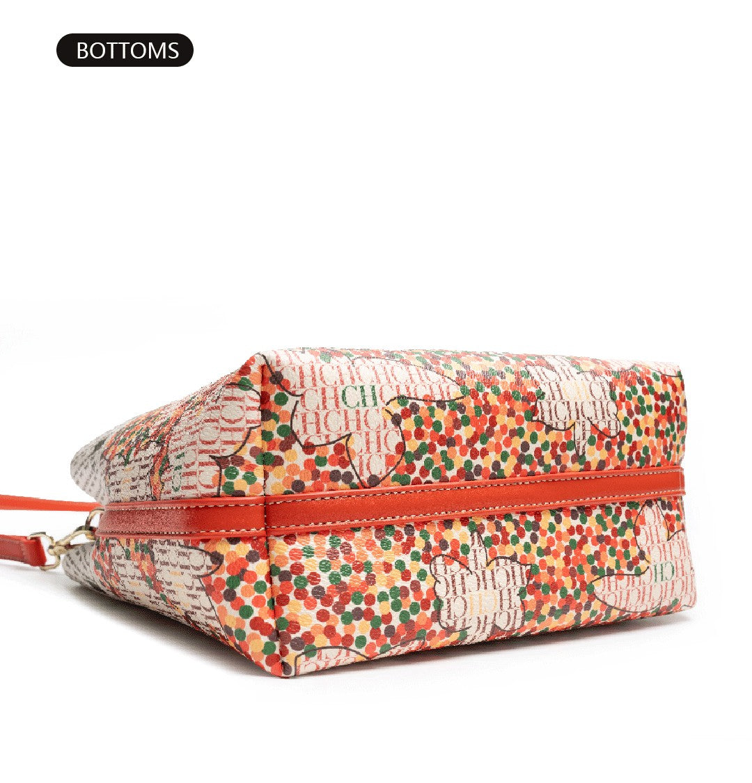 Women's Shoulder Large Capacity Bag Exquisite Flower Printed Women's Leather Bag Fashion Design New 2025 Women's Handbag Printed