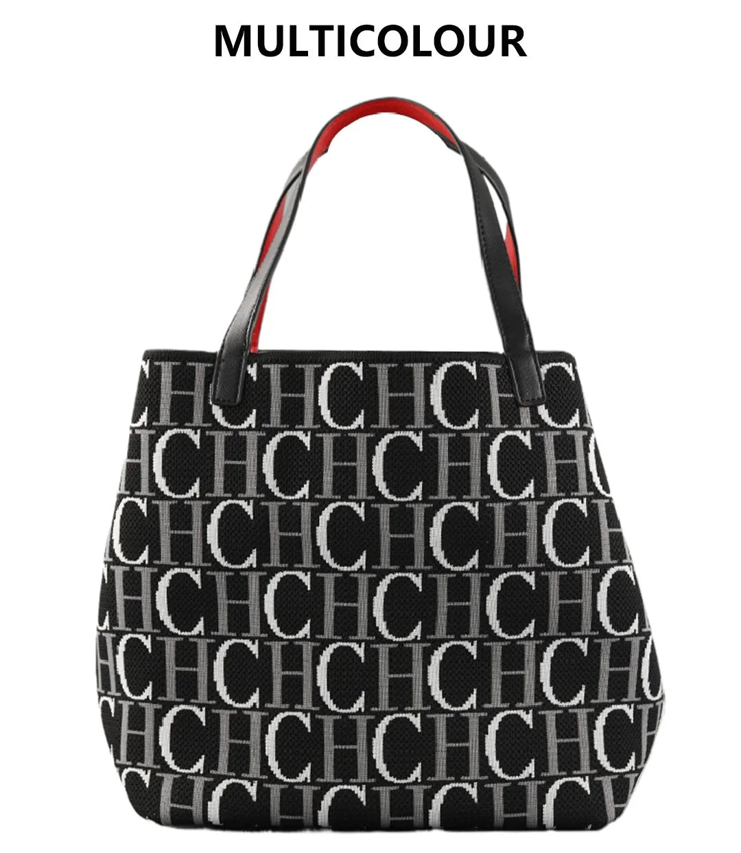 CH Brand Women's Handbag Autumn/Winter New Large Capacity Multi functional Letter Flyknit Design 2026 New Women's Tote Bag