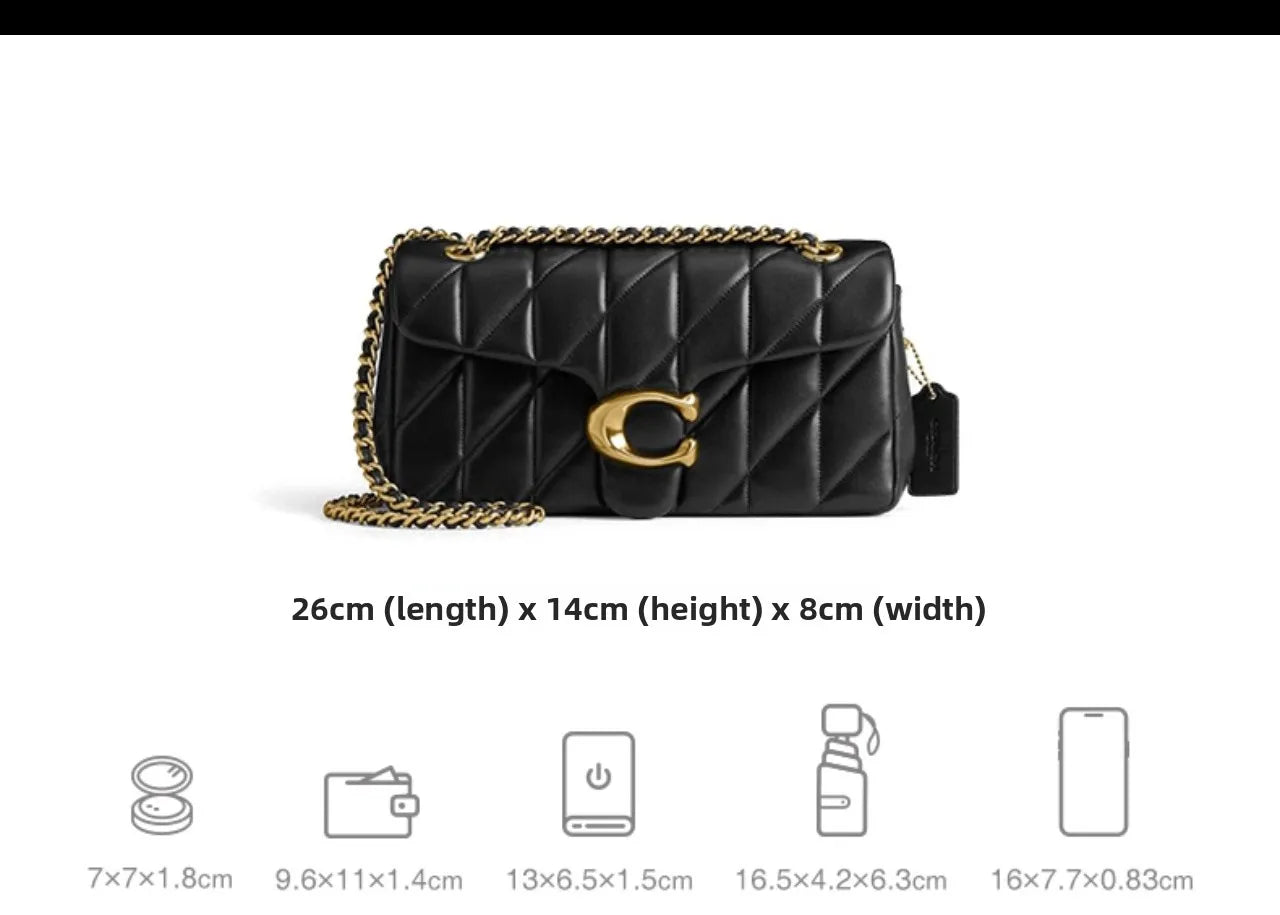 2026 high-end fashion diamond patterned chain shoulder crossbody bag, buy a small square bag and make a profit