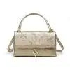 CH Gold Women's Chain Crossbody Bag Women's Bags Metallic Rivet Decoration Luxury Women's Bags Luxury Brand Fashion Designer