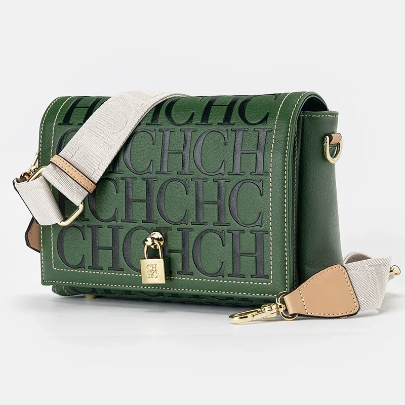 New Crossbody Bag Letter Print High Quality Woman's Brand Trend Vintage Fashion Elegant 2025 Classic Style Ladies Bag