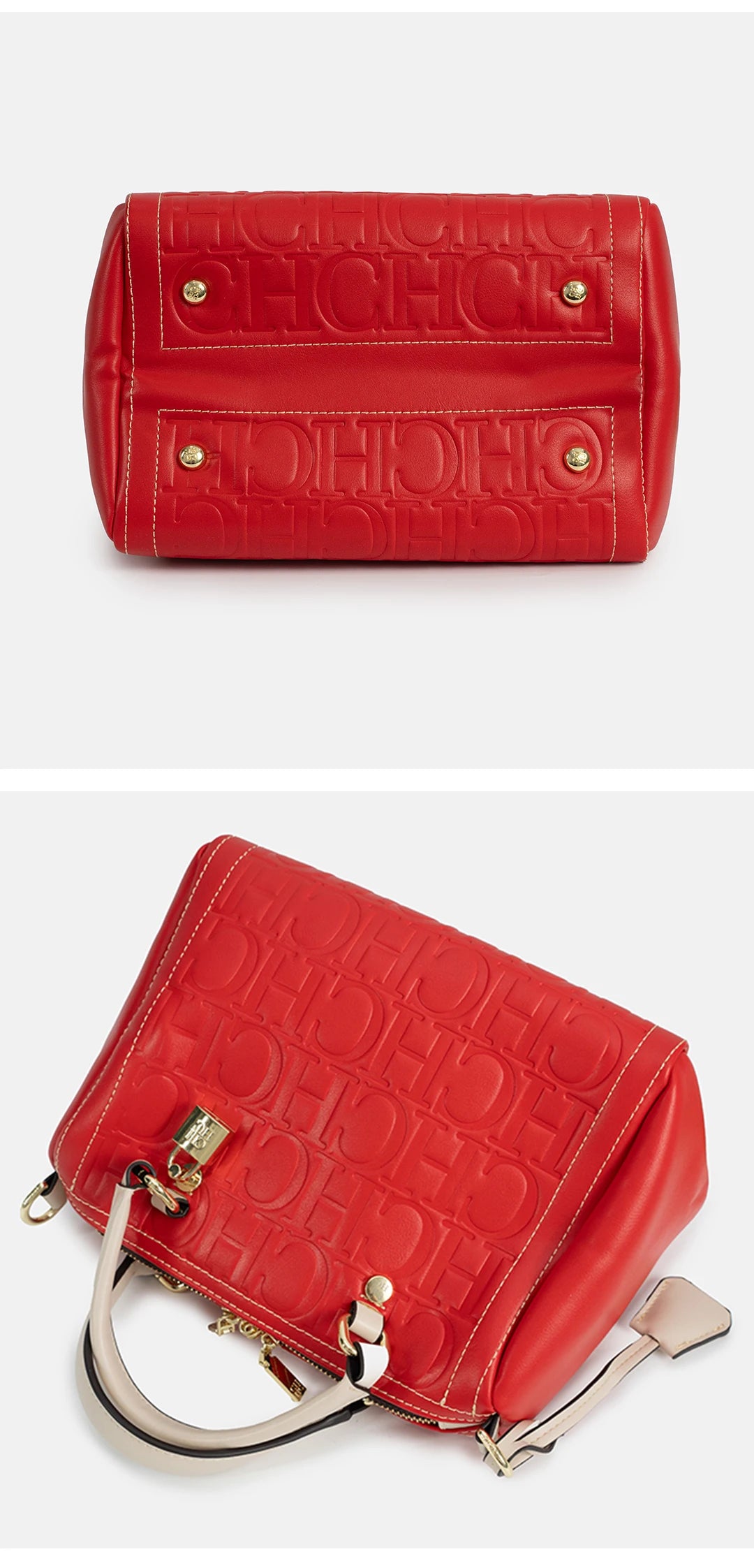 CH New Exquisite Handbag Spring and Summer High-quality Letter Print Multi-Scene Available 2026 Boston Crossbody Bag