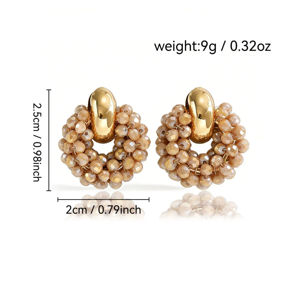Handcrafted Bohemian-Style Minimalist Elegant Beaded Earrings Unique Design for Women Any Occasion