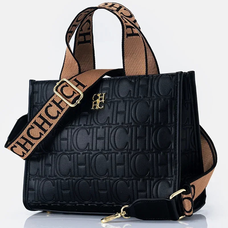 CH Fashion Monogram Print High Quality Metal Logo Casual Light Luxury Brand Designer 2026 New Women's Handbag