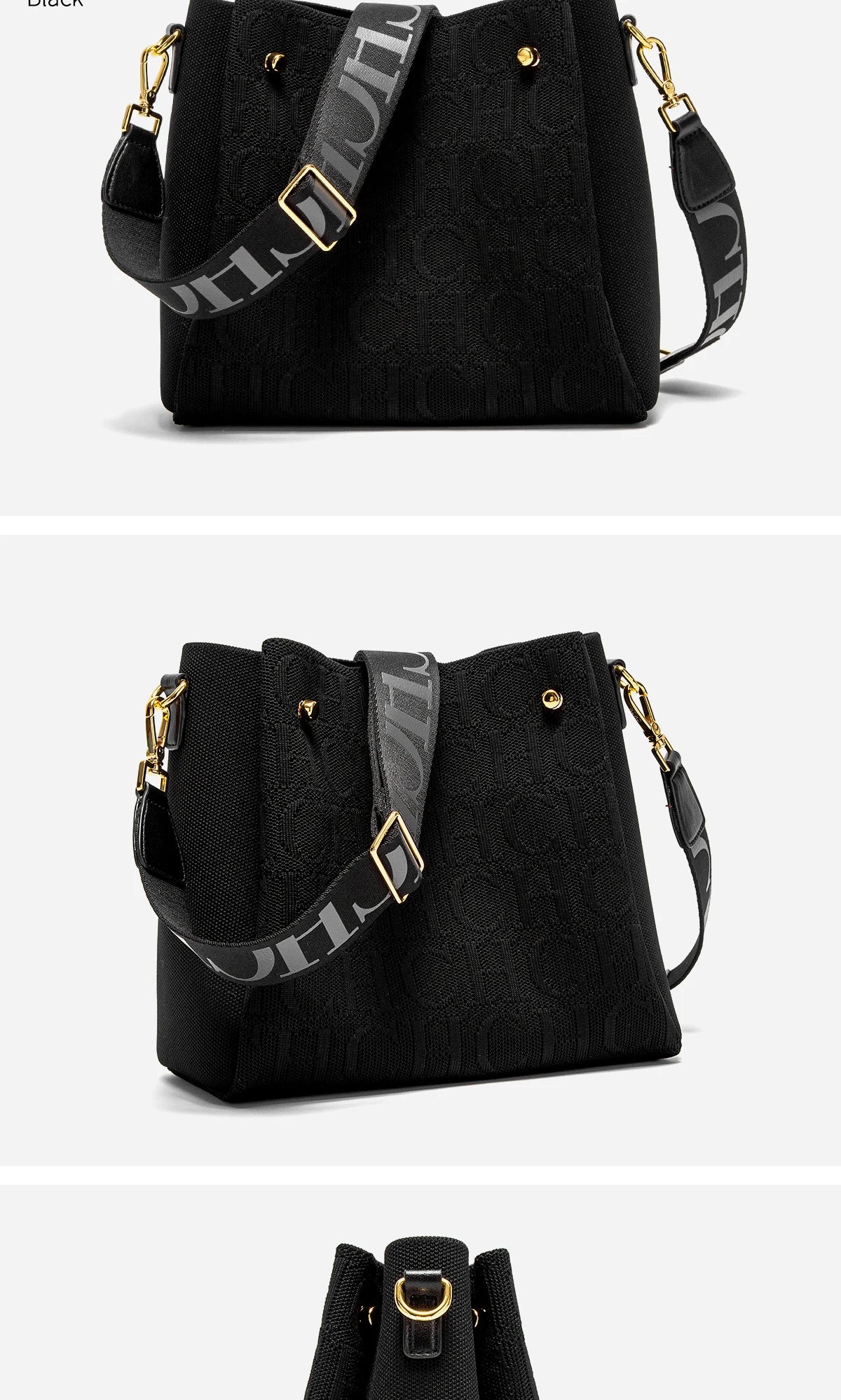 Crossbody Bag Synthetic Leather Purse for Women, Large Capacity 25.5x22.5x13cm Lightweight Bag, 5 Color Options