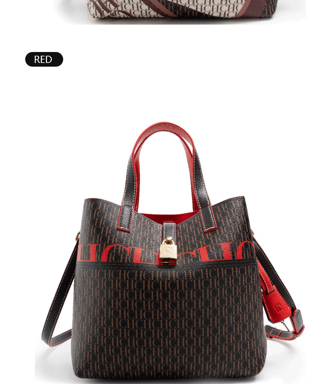 Women's Shoulder Large Capacity Bag Exquisite Flower Printed Women's Leather Bag Fashion Design New 2025 Women's Handbag Printed