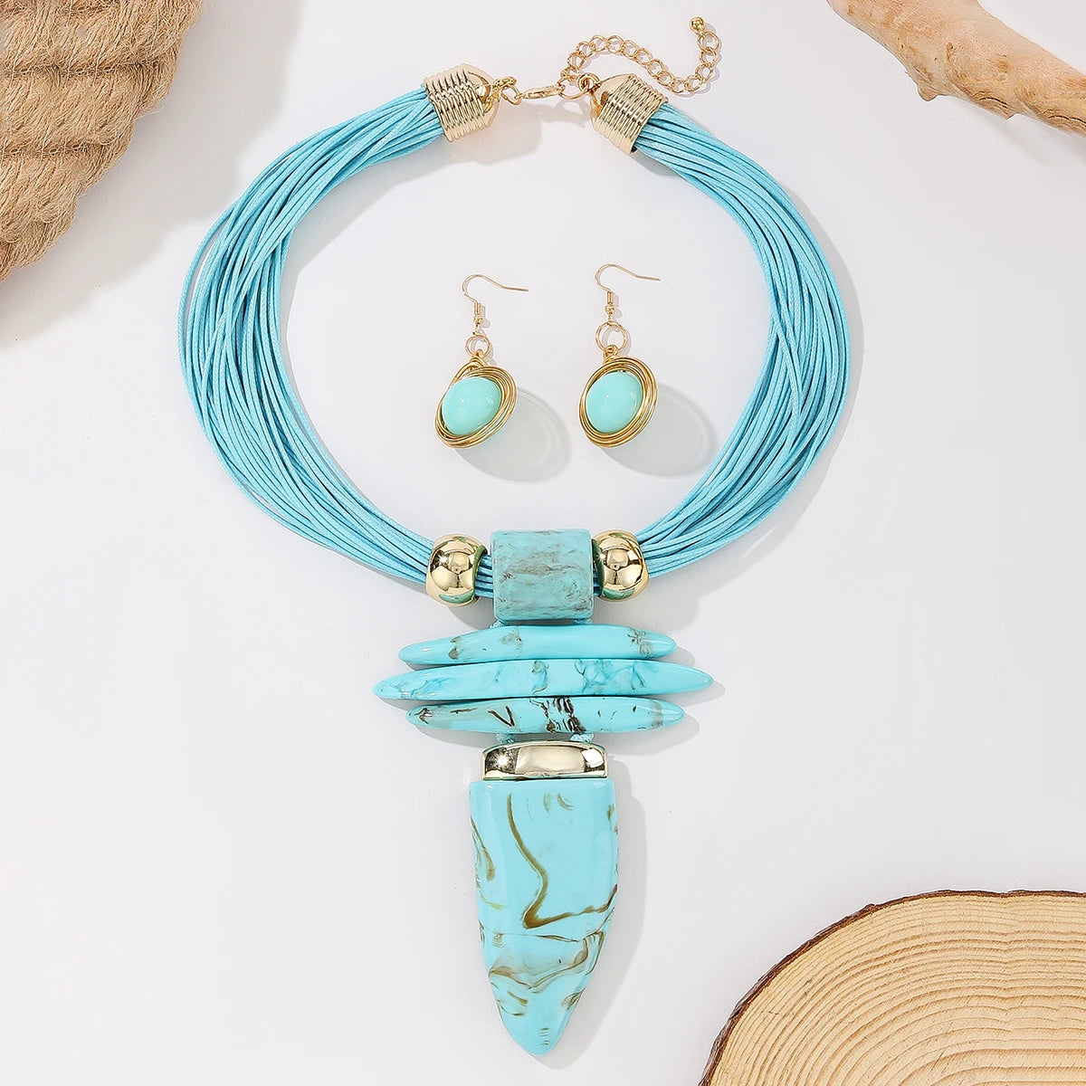 Western Jewelry Set Fashion Irregular Imitation