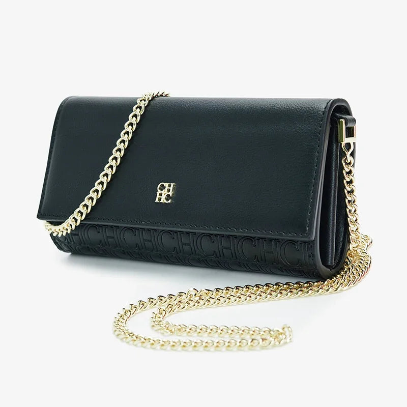 Brand Ladies Shoulder Bag High Quality Fashion Pure Colour Ladies Senior Sense Shoulder Bag Letter Print Design Temperament
