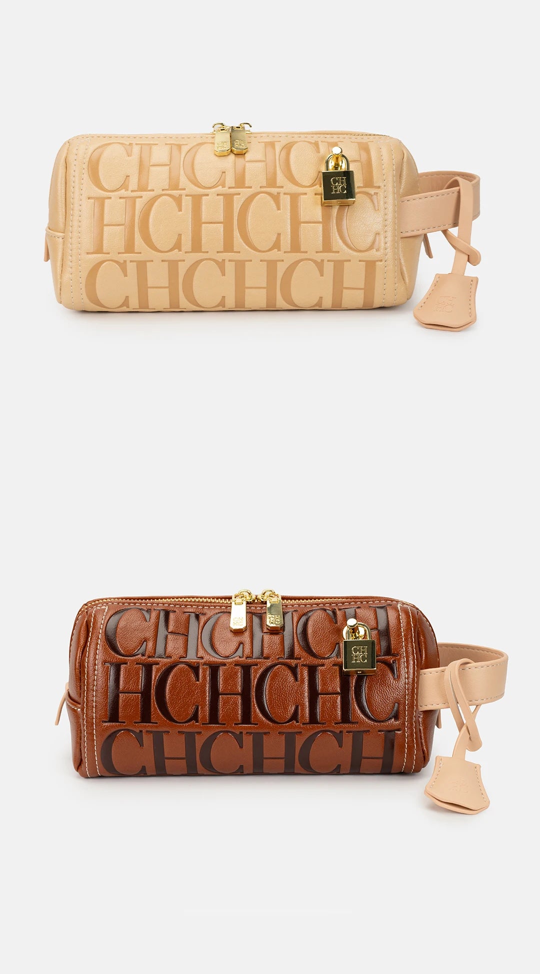 CH 2026 New Letter Embossed Cylinder Bag Fashion Cylinder Crossbody Bag Casual Shoulder Underarm Bag Multi color Optional
