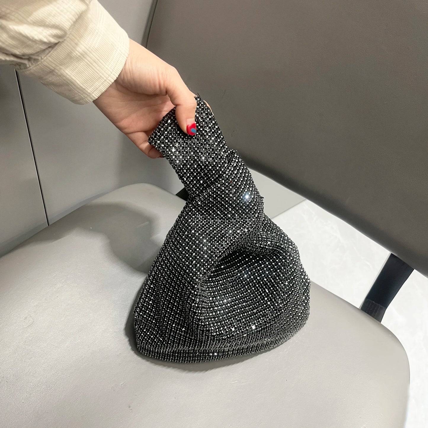 Luxury Designer Rhinestones Clutch Purse Bag for women handle bag Shoulder Bag Purse Shiny Crystal Purses and Handbag eveing bag